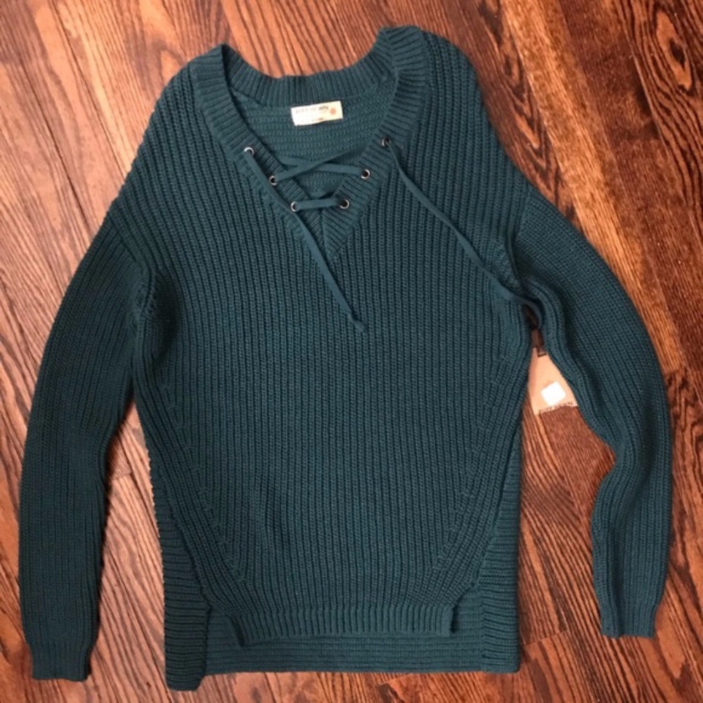 Ruff Hewn Hunter Green Sweater